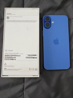 iPhone 16 plus. Blue