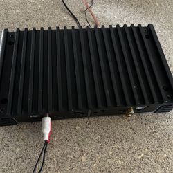 Old School Car Amplifier 80s 90s vintage Amp Rockwood Force 1 series 4channel Amplifier 200watts perfect for doors speakers 