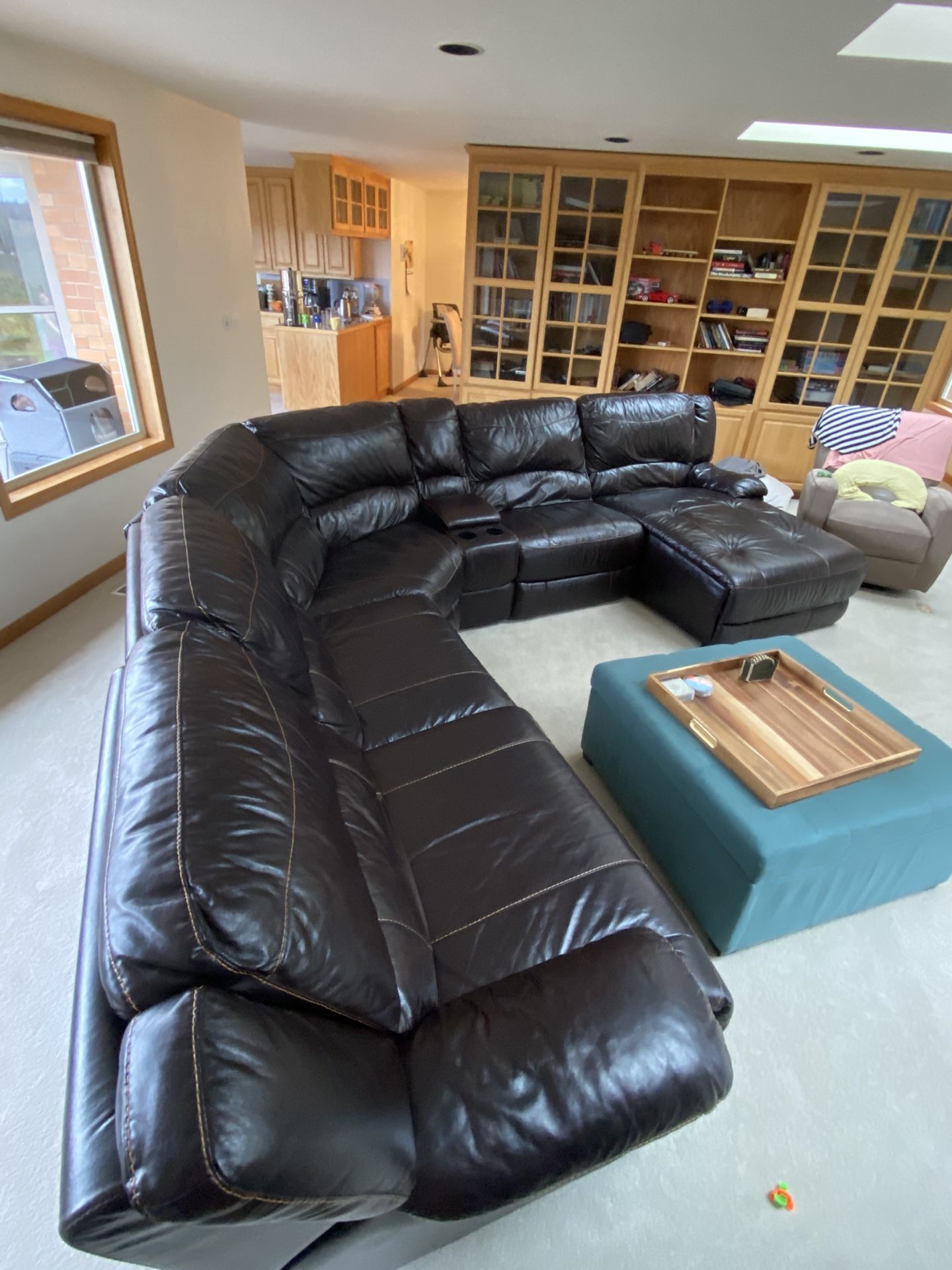 Leather Sectional Couch