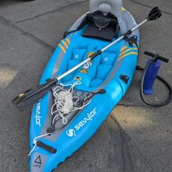 Sevylor Ouickpac K1 1 Person Portable Inflatable Kayak