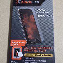 Blackweb Glass Screen Protector for iPhone 7 Plus/7S Plus