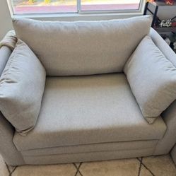 Living Spaces Grey Couch