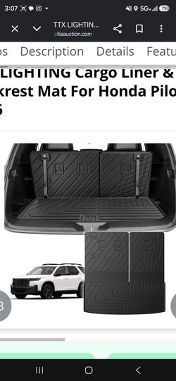 Pilot rear hatch mat