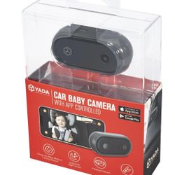 YADA Wireless in-Car 1080P Portable Baby Monitor Camera, Universal Compatibility, App Control and Record
