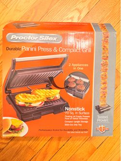 Proctor Silex Panini Press & Compact Grill – Excellent Condition