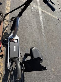Battery and scooter parts