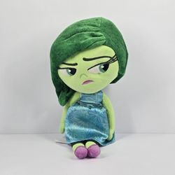 2015 Disney Store Inside Out Plush Doll Disgust Emotion Pixar Green 11" Stuffed