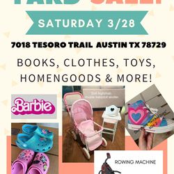 Yard sale - variety!