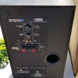Energy Powered Subwoofer Working No Problem 