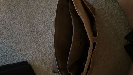 Banana Republic Tan Canvas Messenger Bag