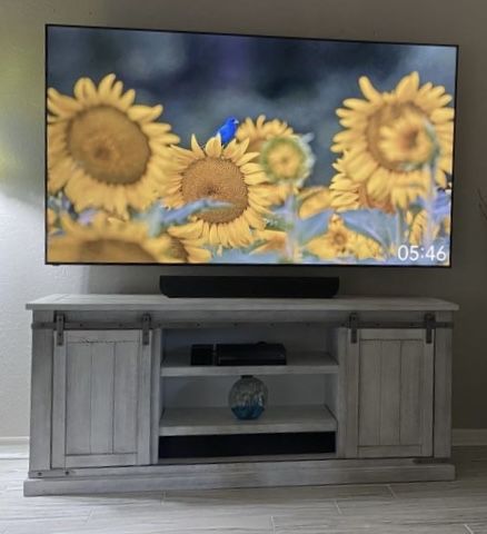 Grey Wash Media Station - Brand New In Box