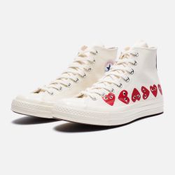 Unisex Comme des Garçons Play x Converse Chuck Taylor All Star trainers  Size 6
