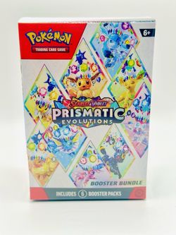 POKEMON Scarlett and Violet Prismatic Evolutions Booster Bundle