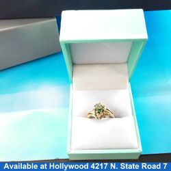 Women's Ring - Yellow Gold 14k (.585) 2.8 grams Size 6