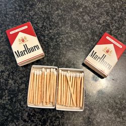 two vintage Marbello matchboxes