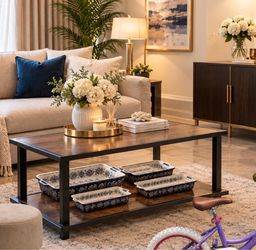 Coffee table  wood  real  with Matil