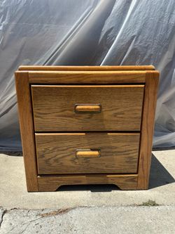 Rustic Oak 2-Door Cabinet (delivery & pickup)