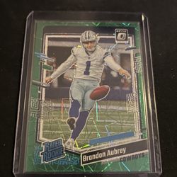 Brandon Aubrey rookie card