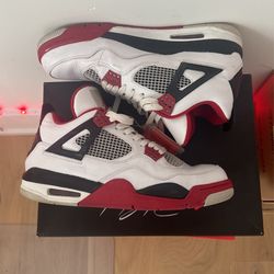 Lightly Used Jordan 4 Fire Red Og All