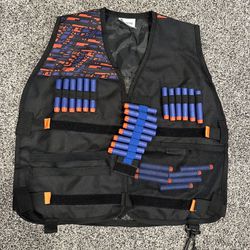 Kids Nerf Tactical Vest w/ 27 darts