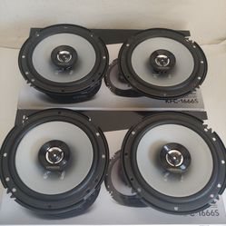 KENWOOD 2 PAIRS 6.5" 2 WAY 300 WATTS CAR SPEAKER ( BRAND NEW PRICE IS LOWEST INSTALL NOT AVAILABLE ,)