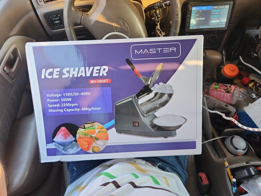 Ice Shaver Snow Cone Machine