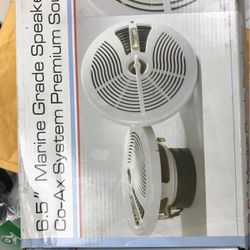 Aquatic Speakers 6.5 Marine Grade co-ax System Premium Sound