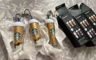 STARBUCKS SURPRISE COLD CUP KEY CHAINS