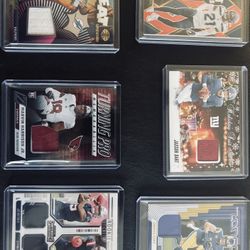 Lot Of 6 Patch Memorabilia Cards