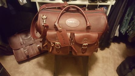 Leather carry on bag orvis