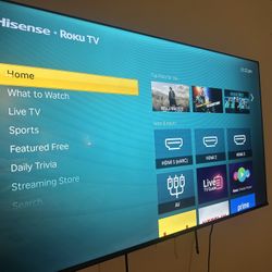 Hisense 65 Inch Roku tv 