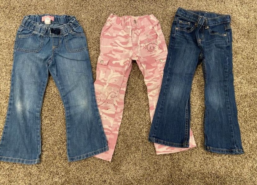 Toddler Girls 4T bottoms lot