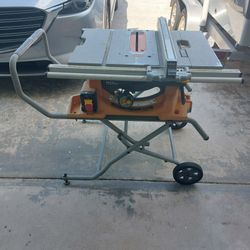 Ridgid 10" Table Saw and Stand