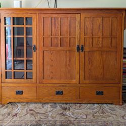 Oak cabinet