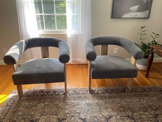 Two accent chairs