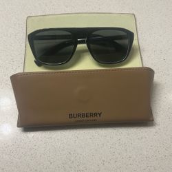Burberry Black Multi Layer 55mm Mens Sunglasses