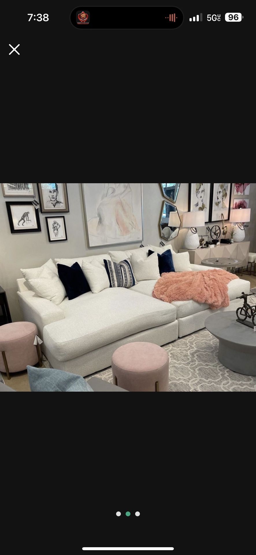 Cloud Chaise Sectional No Credit Needed