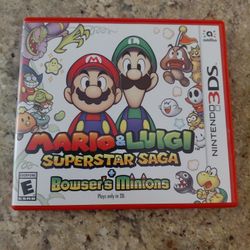 Nintendo 3DS - Mario & Luigi Superstar Saga / Bowser's Minions 