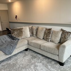 Beige Sectional 