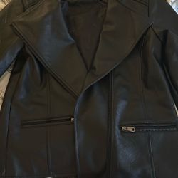 Black Leather Jacket $50