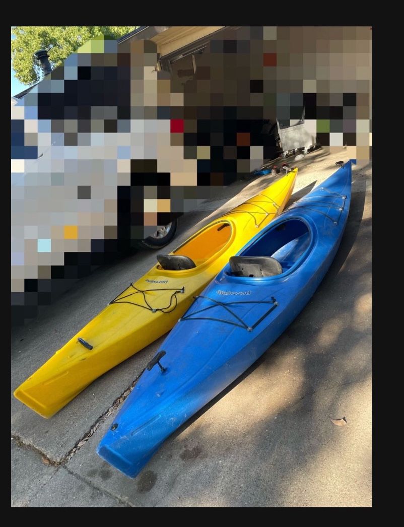 12ft Perception Acadia Scout Kayak with Paddle