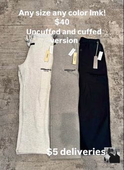 BEST IN SAC MOBILE, essentials fear of god Any color any size sweats lmk $40