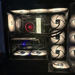 Gaming PC with Dual Monitors
