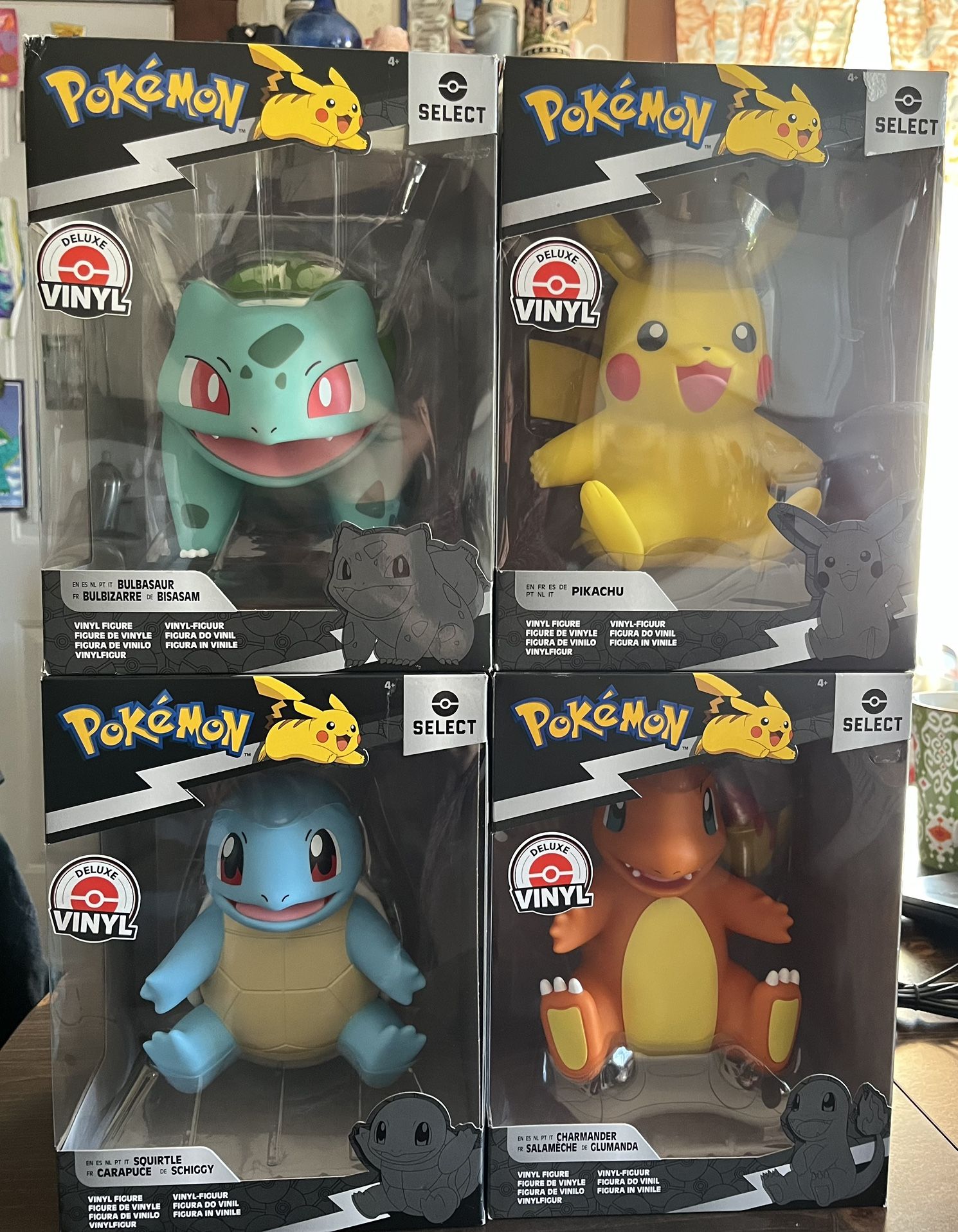 Pokémon Select Deluxe Vinyl Set Of 4