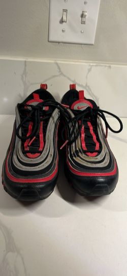 Nike air max 97 black red silver