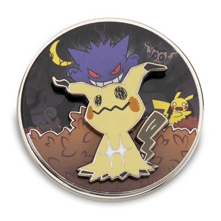 Gengar Mimikyu Pokemon Center Official Pin