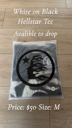 White on Black Hellstar Tee