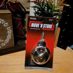 Move N' Store Round Padlock