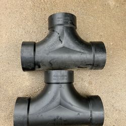 4 in ABS clean out fitting 