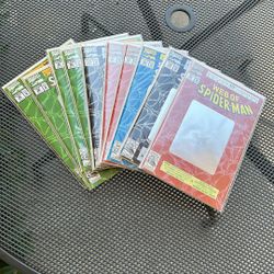 10 Spider-Man Comics! Holo Spectacular Spider Man All Like New